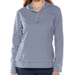 NWT Coolibar Women's Sea Spray Henley UPF 50 XXL